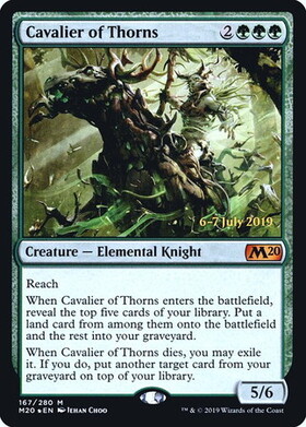 M20)Cavalier of Thorns(F)/茨の騎兵 | (FOIL)神話レア・レア