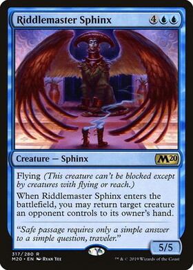 (M20)Riddlemaster Sphinx/謎かけ達人スフィンクス