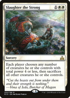 (RIX)Slaughter the Strong(プロモP)(F)/強者鏖殺