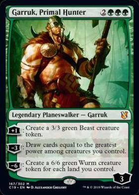 (C19)Garruk Primal Hunter/原初の狩人、ガラク