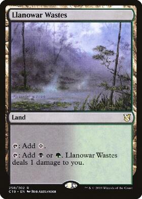 (C19)Llanowar Wastes/ラノワールの荒原