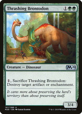 (M20)Thrashing Brontodon(Promo Pack)/打ち壊すブロントドン