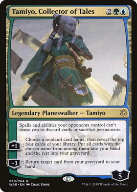 (WAR)Tamiyo Collector of Tales(プロモP)/伝承の収集者、タミヨウ