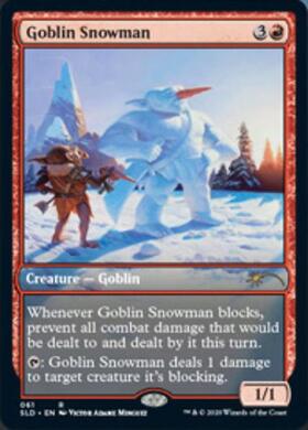 Goblin Snowman/ゴブリンの雪だるま