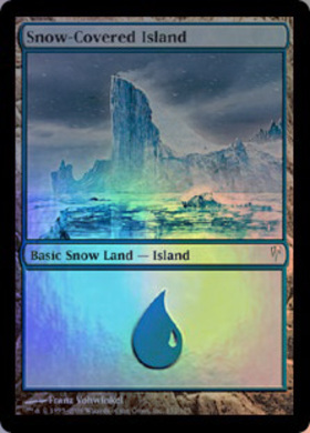 SLD)Snow-Covered Island(1474)(フルアート)/冠雪の島 | 神話レア