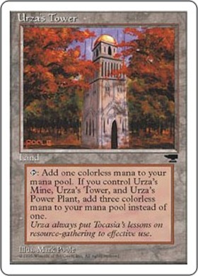 (CHR)Urza's Tower(白枠95年 赤森)/ウルザの塔