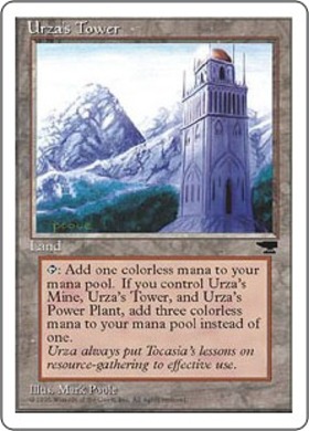 (CHR)Urza's Tower(白枠95年 山)/ウルザの塔