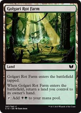 (C15)Golgari Rot Farm/ゴルガリの腐敗農場