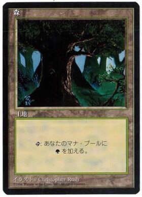 (4ED)森(左側大木)(黒枠)(96年)/FOREST