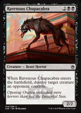 (A25)Ravenous Chupacabra/貪欲なチュパカブラ