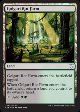 (C18)Golgari Rot Farm/ゴルガリの腐敗農場