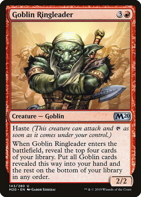 (M20)Goblin Ringleader/ゴブリンの首謀者