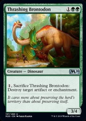 (M20)Thrashing Brontodon(F)/打ち壊すブロントドン