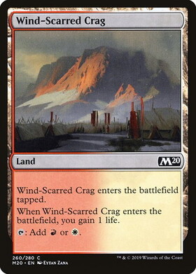 (M20)Wind-Scarred Crag(F)/風に削られた岩山