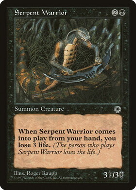 (POR)Serpent Warrior/蛇人間の戦士