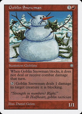 Goblin Snowman(白枠93-98年)/ゴブリンの雪だるま