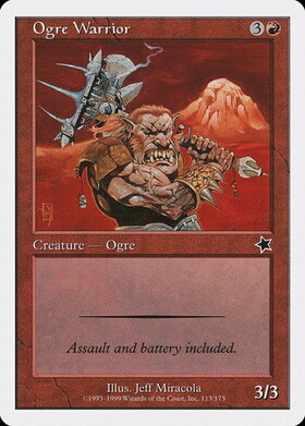 (S99)Ogre Warrior/オーガの戦士