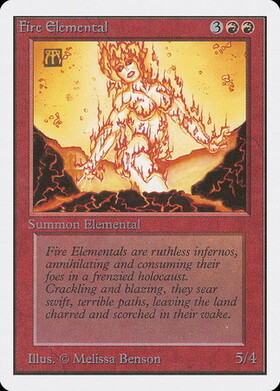 (2ED)Fire Elemental/炎の精霊
