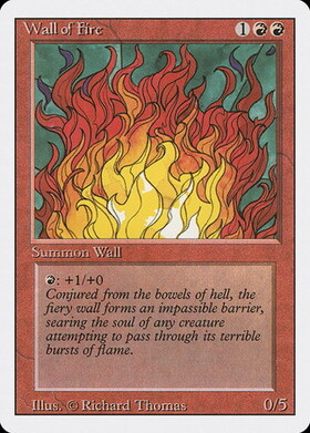 (3ED)Wall of Fire/炎の壁