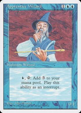 (4ED)Apprentice Wizard(95年)/魔法使いの弟子