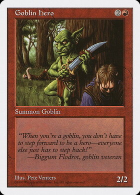 (5ED)Goblin Hero(97年)/ゴブリンの勇士