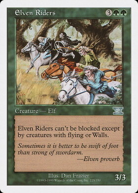 (6ED)Elven Riders/エルフの騎手