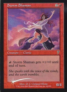 (7ED)Storm Shaman(F)/嵐のシャーマン