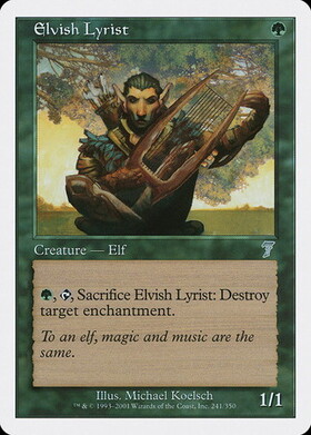 (7ED)Elvish Lyrist/エルフの抒情詩人