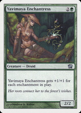 (8ED)Yavimaya Enchantress/ヤヴィマヤの女魔術師