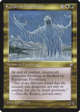 (ICE)Kjeldoran Frostbeast/(未訳)
