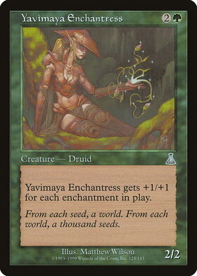 (UDS)Yavimaya Enchantress/ヤヴィマヤの女魔術師