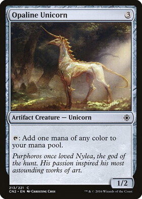 (CN2)Opaline Unicorn/乳白色の一角獣