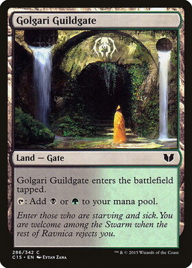 (C15)Golgari Guildgate/ゴルガリのギルド門