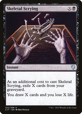 占骨術 英foil１枚 ODY)Skeletal Scrying(F)/占骨術 | (FOIL)コモン・アンコモン