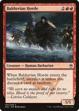 (A25)Balduvian Horde/バルデュヴィアの大軍
