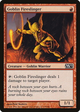 (M12)Goblin Fireslinger/ゴブリンの投火師