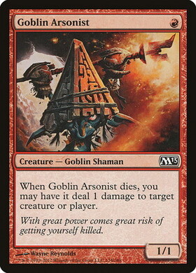 (M13)Goblin Arsonist/ゴブリンの付け火屋