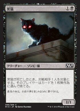 (M15)黒猫/BLACK CAT