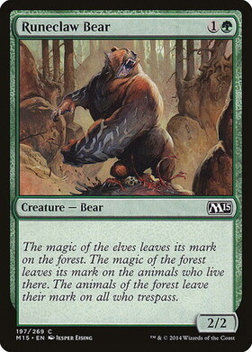 (M15)Runeclaw Bear/ルーン爪の熊