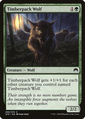 (ORI)Timberpack Wolf/森林群れの狼