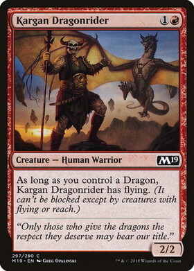 (M19)Kargan Dragonrider/カルガの竜騎兵