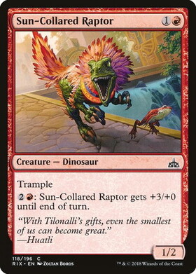 (RIX)Sun-Collared Raptor/太陽襟の猛竜