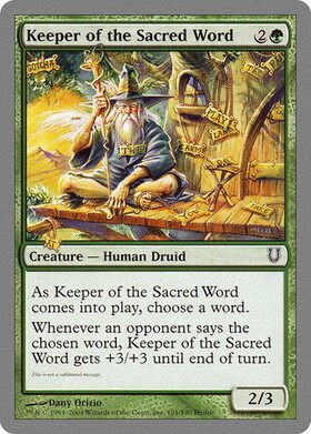 (UNH)Keeper of the Sacred Word/(未訳)