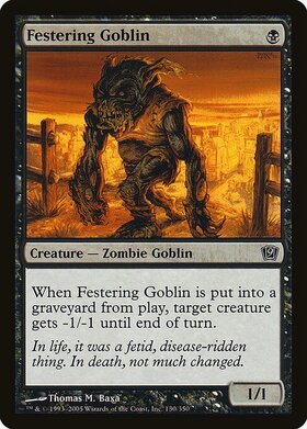 (9ED)Festering Goblin(F)/ただれたゴブリン