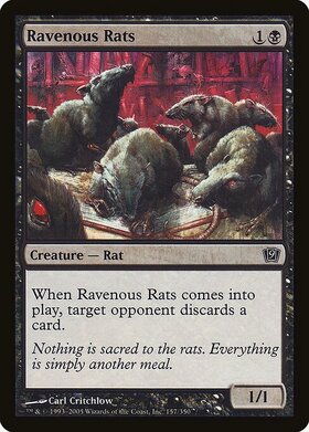 (9ED)Ravenous Rats(F)/貪欲なるネズミ