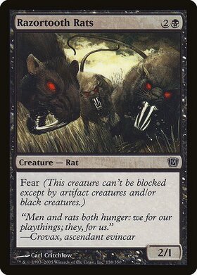 (9ED)Razortooth Rats(F)/カミソリネズミ