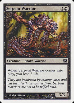 (9ED)Serpent Warrior/蛇人間の戦士