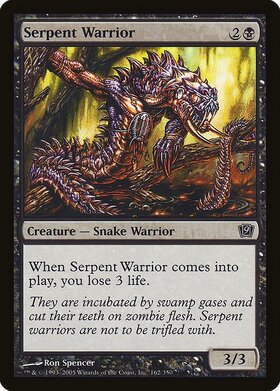 (9ED)Serpent Warrior(F)/蛇人間の戦士