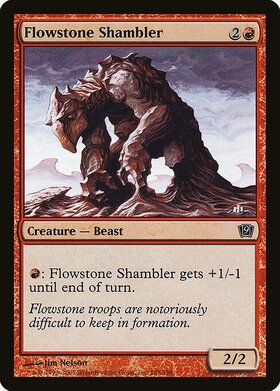 (9ED)Flowstone Shambler(F)/流動石のシャンブラー