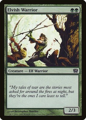(9ED)Elvish Warrior(F)/エルフの戦士